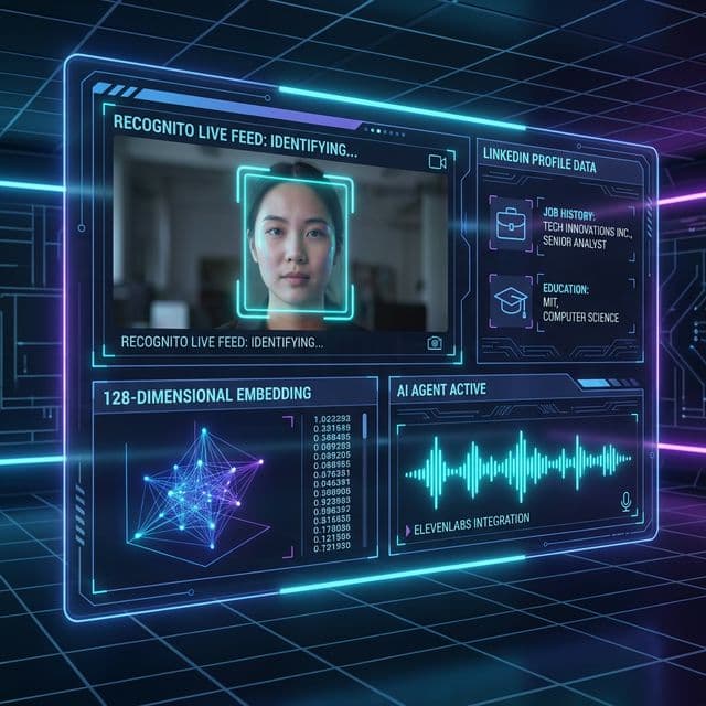 Recognito - Real-Time Face Recognition & AI Agent